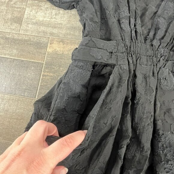 NEW A.L.C. Jezebel V Neck Double Belted Mini Dress - Picture 7 of 16